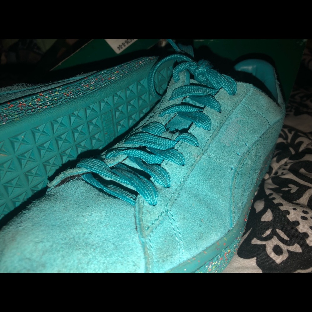 SuedeClassic MultiSplatterJr (bluebird)